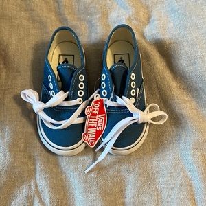 Vans authentic blue NWT